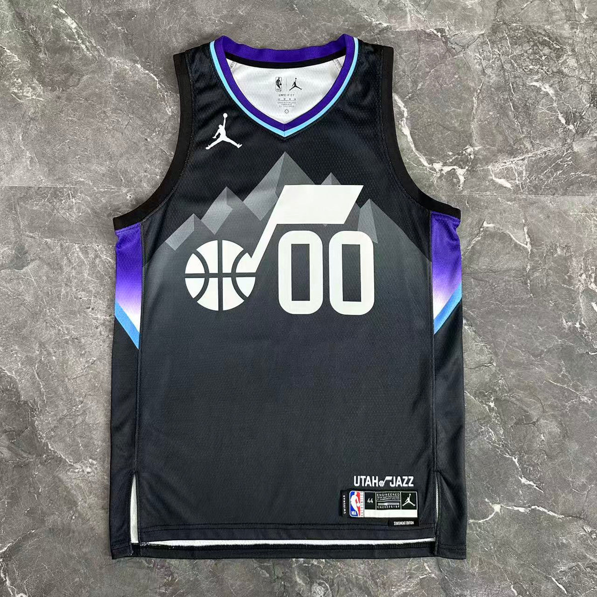 Maillot Utah Jazz n° 00 – Motif Jordan – photo 4