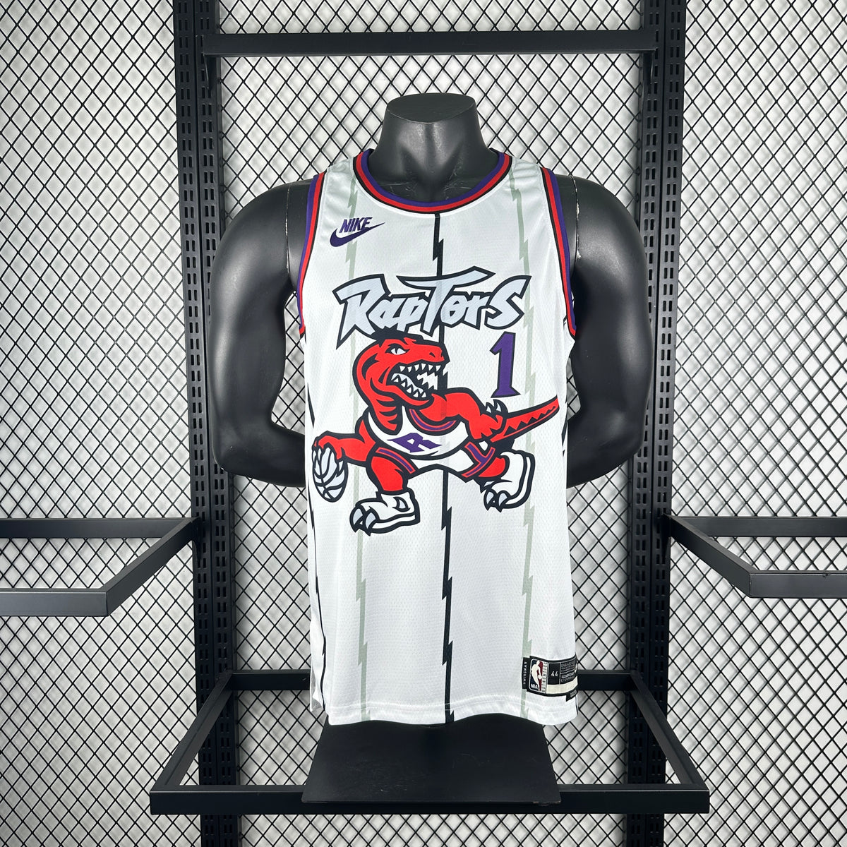Maillot Toronto Raptors n° 1 – Rétro Blanc – photo 9