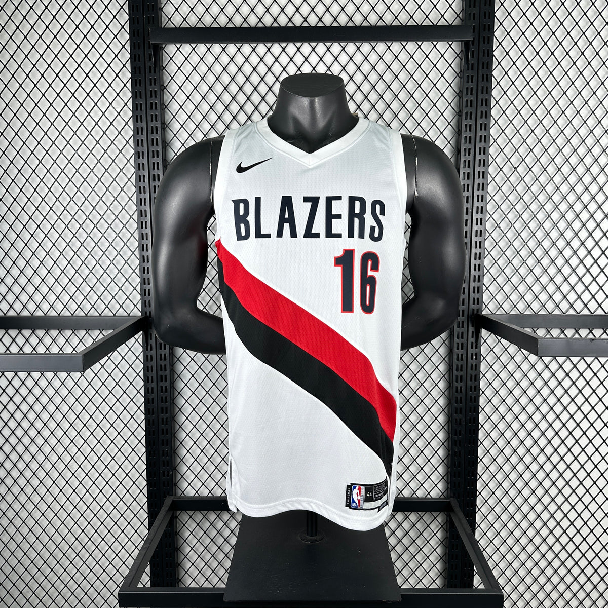 Maillot Portland Trail Blazers n° 16 – Blanc – photo 3