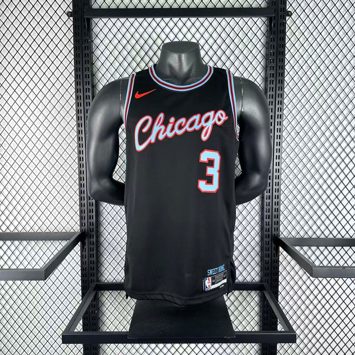 Maillot Chicago Bulls n° 3 – Édition Ville – photo 3