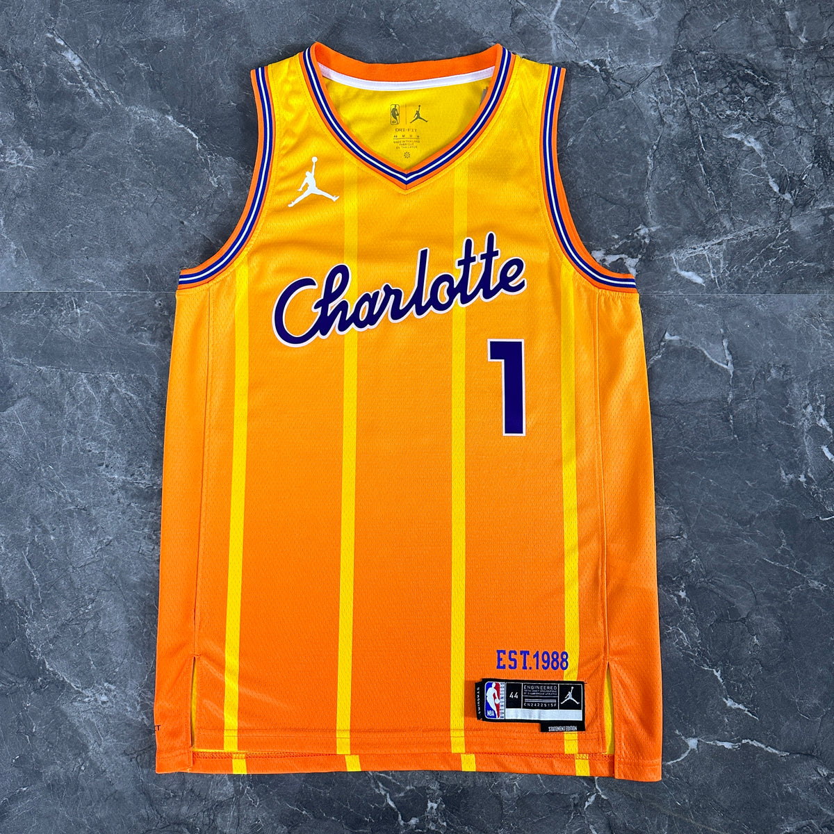 Maillot Charlotte Hornets n° 1 – Édition Ville – photo 11