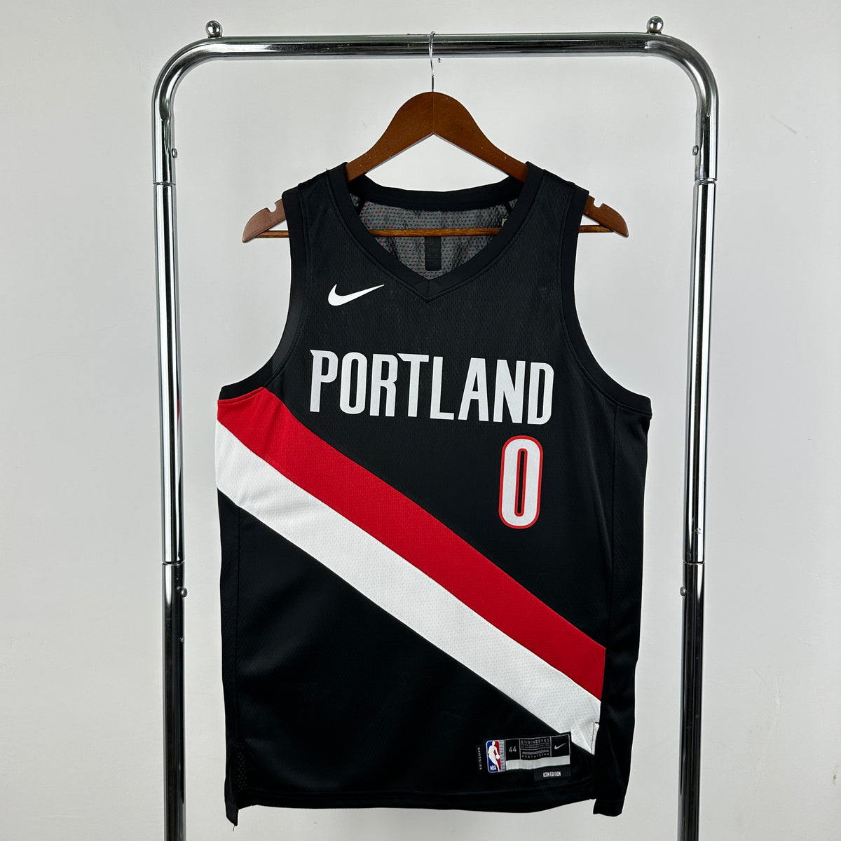 Maillot Portland Trail Blazers n° 0 – Noir – Modèle 2 – photo 1