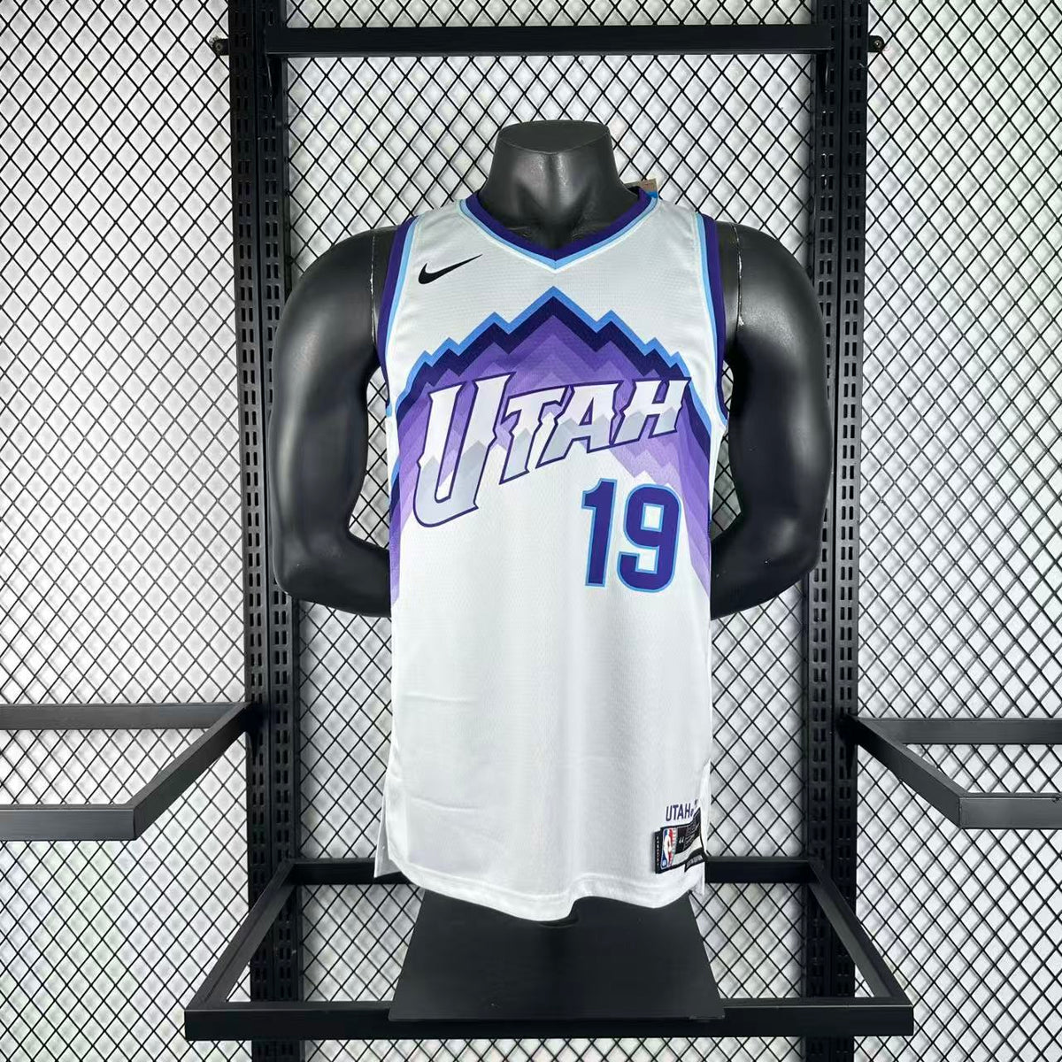 Maillot Utah Jazz n° 19 – Blanc – photo 2
