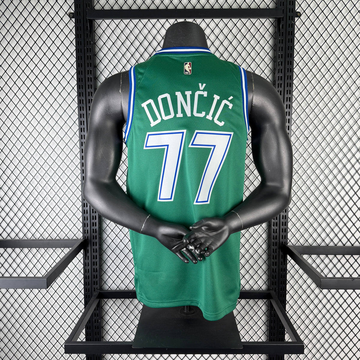 Maillot Dallas Mavericks n° 77 – Rétro Vert – photo 3