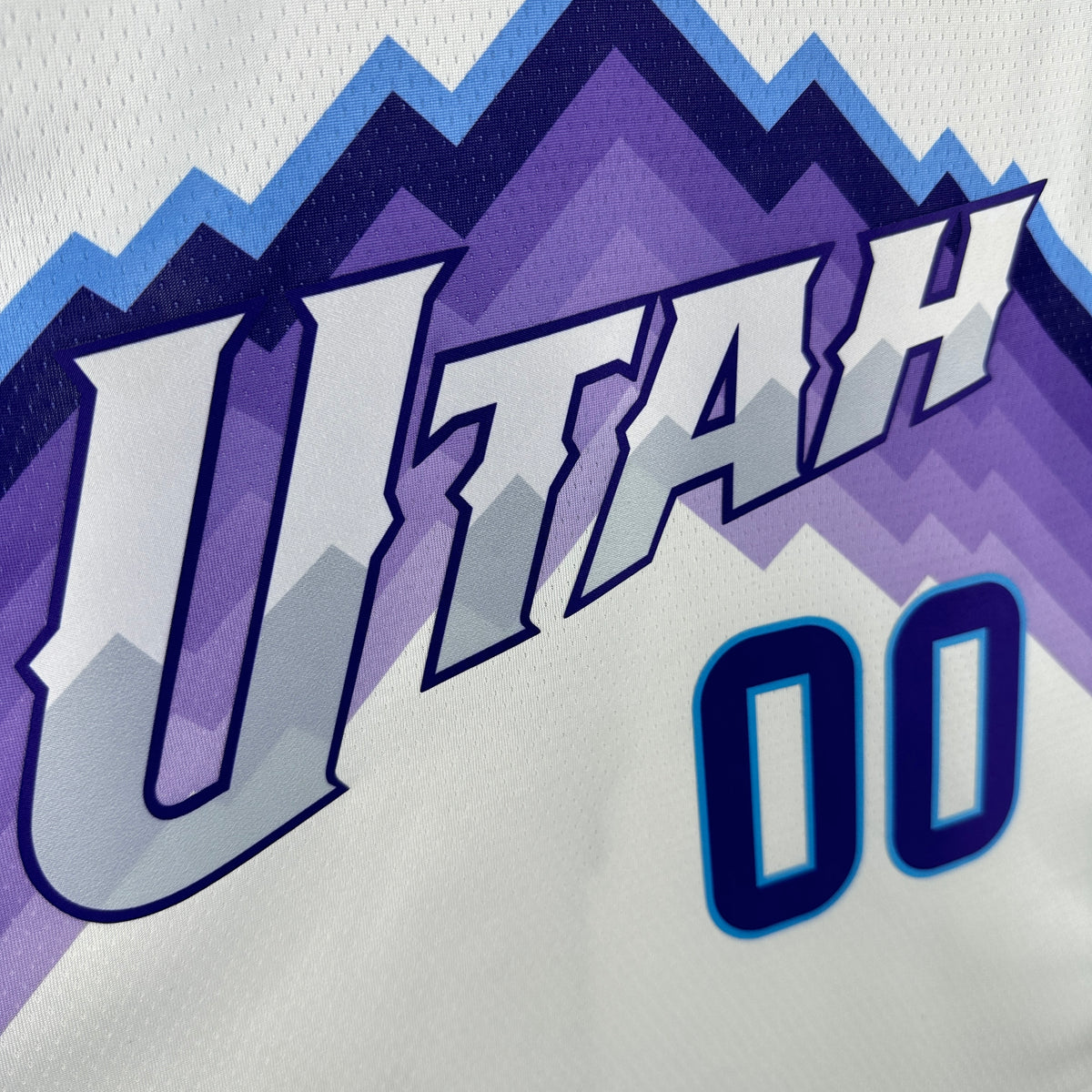Maillot Utah Jazz n° 00 – Blanc – Modèle 2 – photo 10