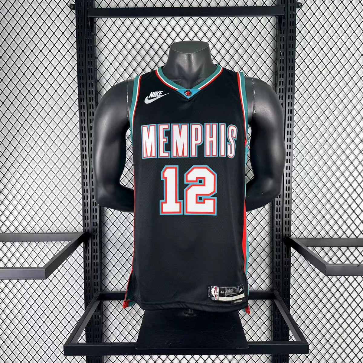 Maillot Memphis Grizzlies n° 12 – Rétro Gris – Modèle 1 – photo 3