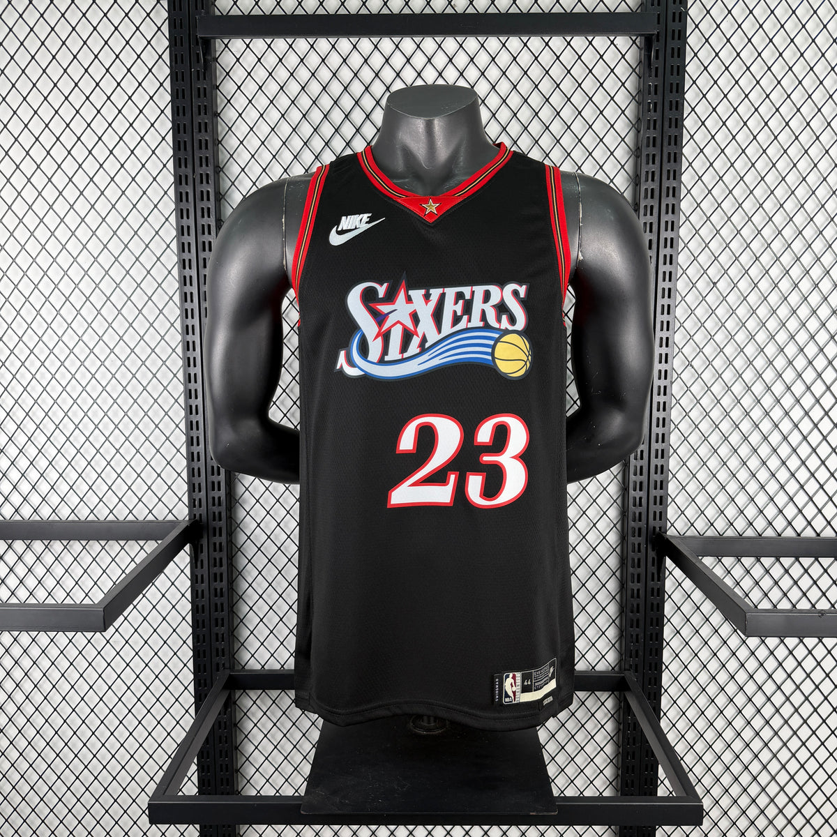 Maillot Philadelphia 76ers n° 23 – Rétro Noir – photo 8