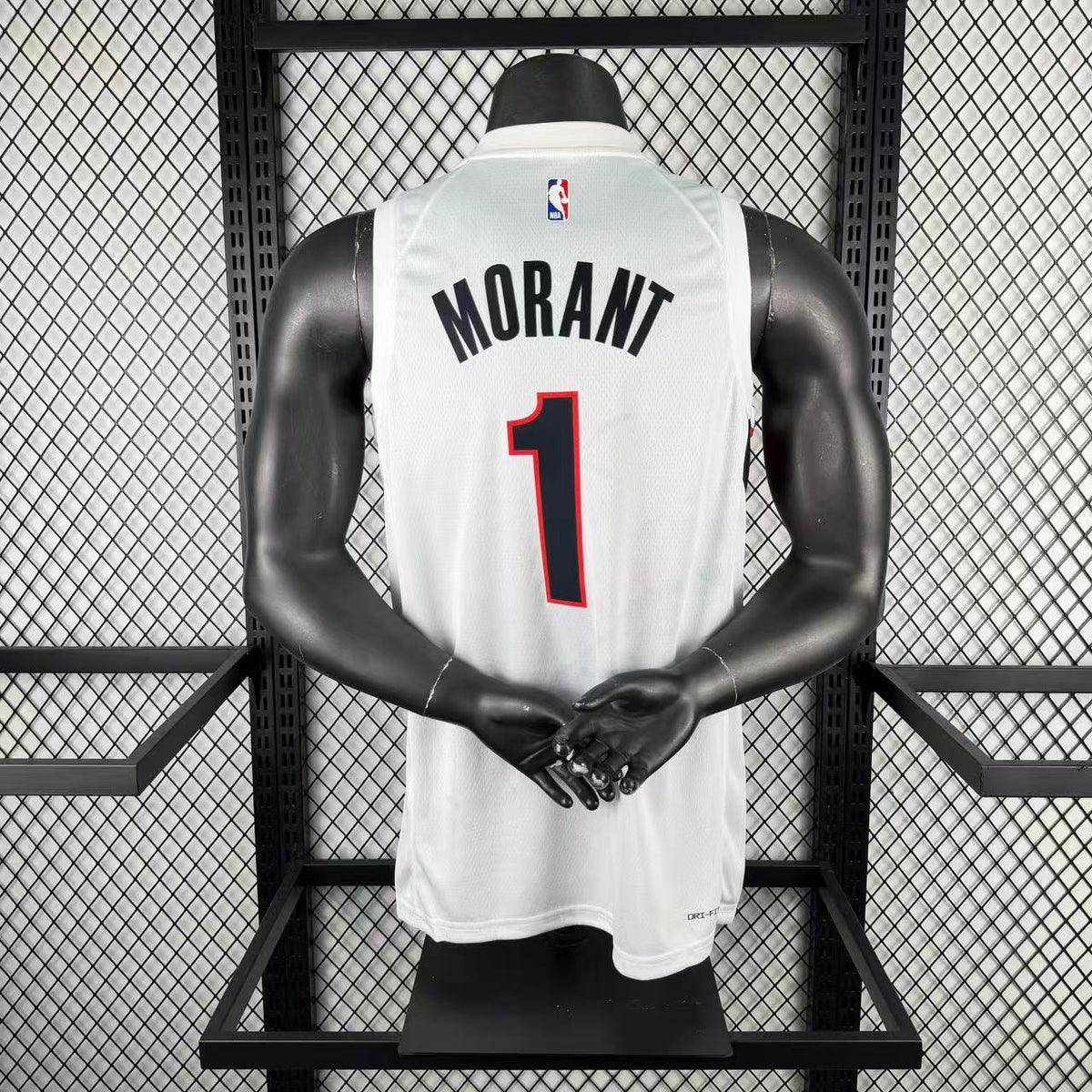 Maillot Portland Trail Blazers n° 1 – Blanc – photo 2