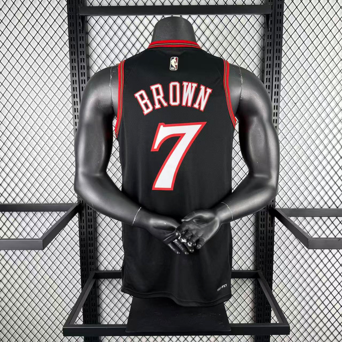 Maillot Philadelphia 76ers n° 7 – Rétro Noir – photo 3