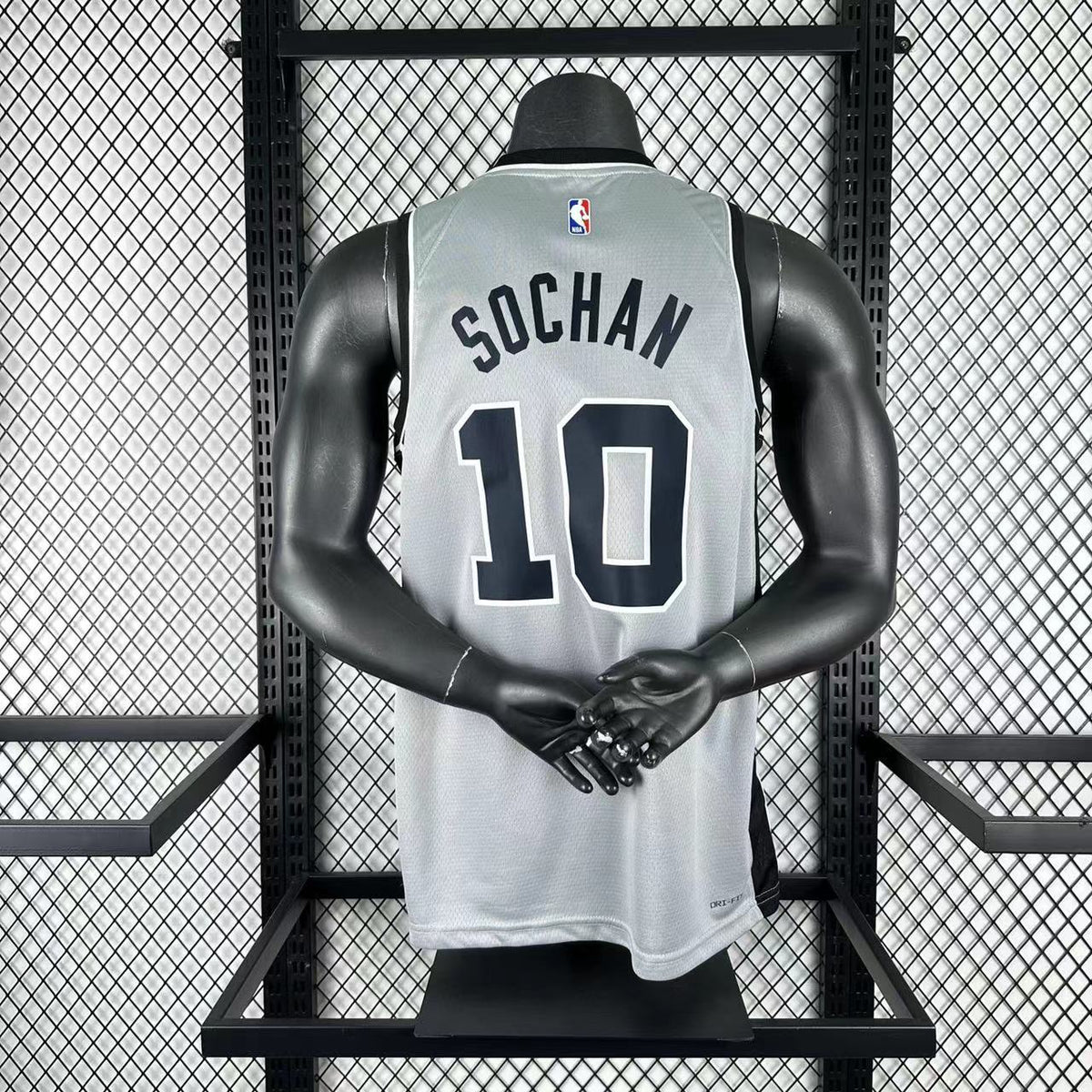 Maillot San Antonio Spurs n° 10 – Édition spéciale Gris – photo 10