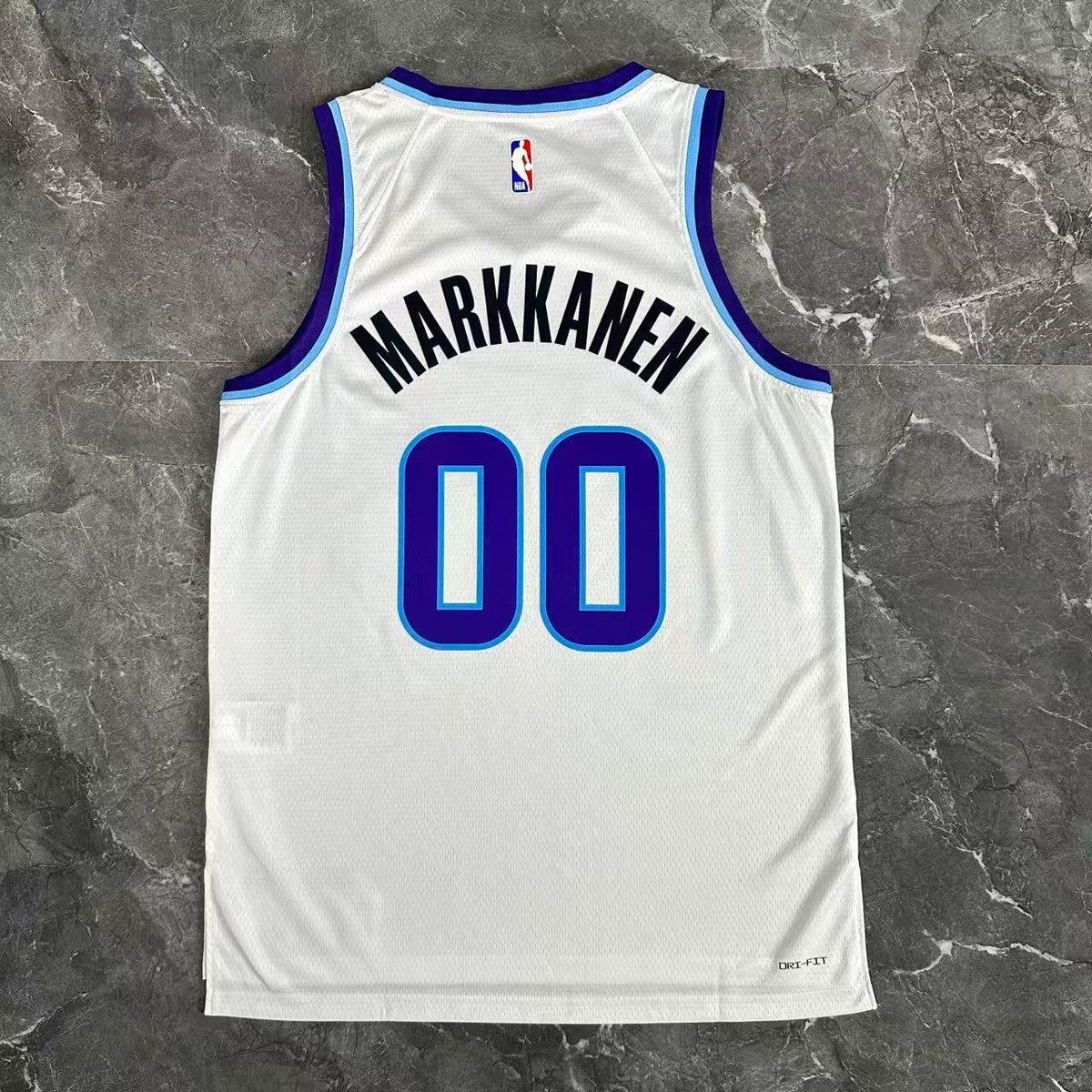 Maillot Utah Jazz n° 00 – Blanc – Modèle 2 – photo 4